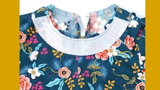 How To Sew Vneckline Facing [upl. by Thomsen]