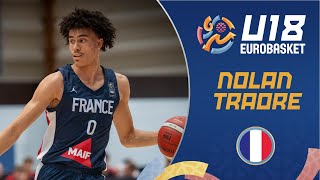 Nolan Traore 🇫🇷  Player Highlights  FIBA U18 EuroBasket 2024 [upl. by Eahc4]