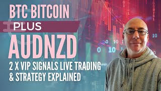 VIP Signals Live Trading 1st July 2024 BTC amp AUDNZD  Learn Our Winning Strategy [upl. by Palestine]