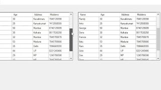 How to Scroll two Datagridview Scrollbars Simultaneously  VBnet [upl. by Aronael165]