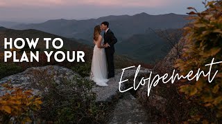 How To Plan Your Elopement Including Timeline Examples [upl. by Nica]