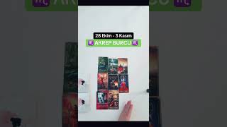 28 Ekim  3 Kasım AKREP BURCU akrepburcu scorpio haftalıkburçyorumları tarot tarotreading [upl. by Airdnassac961]