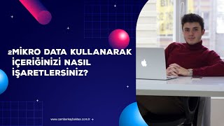 Neden Mikro Veri Kullanmalıyım  Schemaorg Micro Data Özellikleri [upl. by Hildegard825]