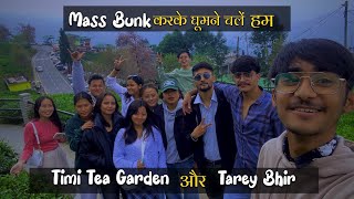 Mass bunk करके घूमने चलें हम  Timi Tea Garden और Tarey Bhir vlog travelling studentlife [upl. by Rehpitsirhc]