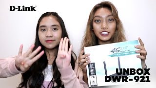 DWR 921 N300 4G LTE Router Unbox [upl. by Eeldivad]