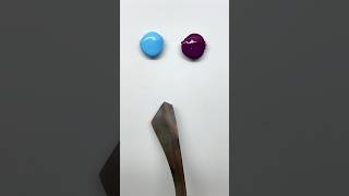 Picton Blue  Mardi Gras  Guess Final Color colormixing satisfying asmr art [upl. by Annoiek]