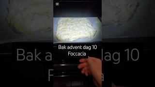 Advent bakken dag 10 Foccacia advent food christmas kerst recipe diy foccacia baking [upl. by Shiverick]