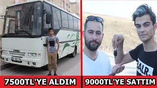 7500TLYE ALDIĞIM OTOBÜSÜ 9000TLYE SATTIM [upl. by Bridge]