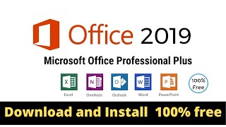 Download Install and Activate MS Office 2019 Pro Plus Full Version for free [upl. by Annaek399]