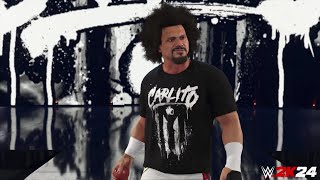 Carlito WWE 2K24 DLC Entrance wo Commentary [upl. by Eustazio]