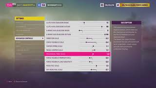 FORZA HORIZON 5 Logitech g923 wheel settings for Driftcruise [upl. by Nyrok694]