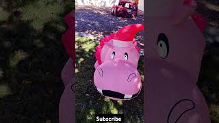 Hippopotamus Christmas inflatable christmasinflatables christmas hippo inflatable gemmy athome [upl. by Blynn]