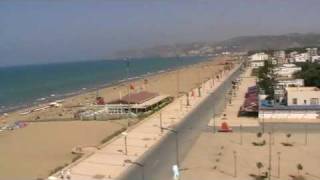 Vue sur la plage de Saidia Maroc [upl. by Hoffman328]