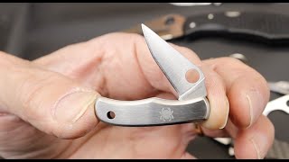 Cute Cutter The Spyderco Bug with 12quot blade stainless handle and just as sharp [upl. by Omrelliug]