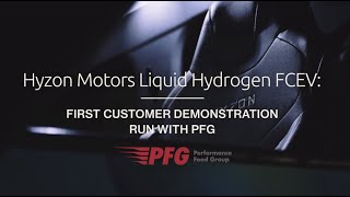 Hyzons First Commercial Run With Its Liquid Hydrogen Fuel Cell Electric Vehicle [upl. by Skiest]