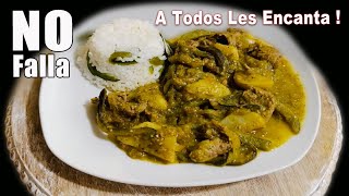 BISTEC DE RES EN SALSA VERDE DE TOMATILLO [upl. by Huber]