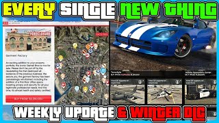 EVERY Single NEW Feature Added In Agents Of Sabotage DLC  GTA 5 Online Weekly Update [upl. by Blanding905]