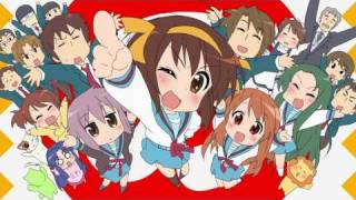 The Melancholy of Haruhichan Suzumiya  Creditless OP 【FullHD 1080p】 [upl. by Adnileb364]