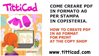 Come creare un PDF in formato A0 per stampa in copisteria [upl. by Yvon878]