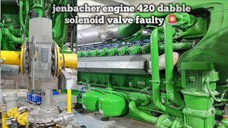 jenbacher engine 420 JGS dabble solenoid valve faulty 🚨 [upl. by Eldnar60]