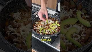 Alambre de res alto en proteína 🔥Inscríbete en Rickyretocom recetas recetassaludables receta [upl. by Cele]