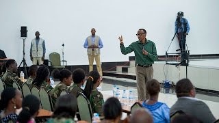 President Kagame at the closing ceremony of Itorero Indangamirwa VIII Gabiro 1 August 2015 part22 [upl. by Enamrej]