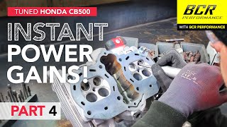 Instant power gains Tuning and porting a Honda CB500 motorcycle 😎 [upl. by Ries]