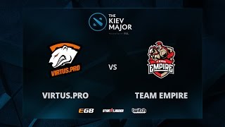 VP vs Empire Game 1 The Kiev Major CIS Main Qualifiers Playoff [upl. by Magree]