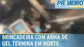 Brincadeira com arma de gel termina em tiro e morte em Olinda PE  Primeiro Impacto 271124 [upl. by Yllut]