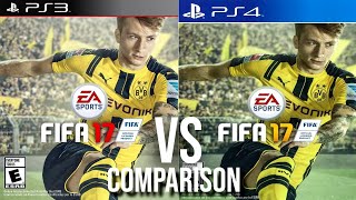 FIFA 17 PS3 Vs PS4 [upl. by Kinata623]