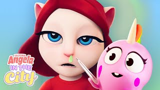 Down With a Cold 🤧 Talking Angela In The City Episode 8 [upl. by Roswald]