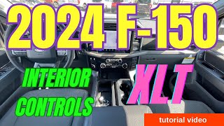 Get To Know The 2024 Ford F150 XLT 302a  A Detailed Control Overview [upl. by Adnaugal940]