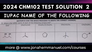 Naming Organic Compounds How to Name and write the Names of Organic Compounds jonahemmanuel [upl. by Eidahs]