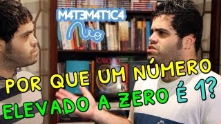 Por que um número elevado a zero é igual a 1  Matemática Rio [upl. by Uzzia69]