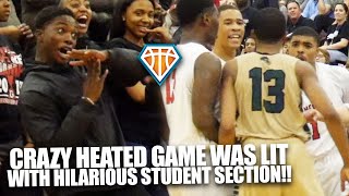 CRAZY HEATED GAME WITH HILARIOUS STUDENT SECTION  Langston Hughes vs Gainesville Was INTENSE [upl. by Trauts582]