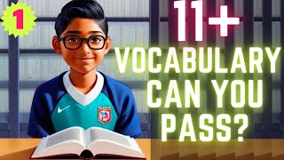 11 Plus Vocabulary Flashcards With QUIZ  11 plus Vocabulary List  11 plus english vocabulary [upl. by Ardnaz704]