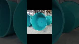 FRP Fiberglass tank for aquaculture fish farming customized display [upl. by Eekcaj]