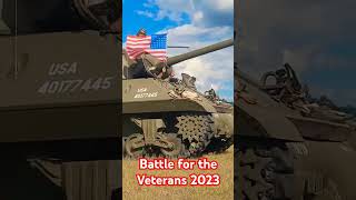 Battle Reenactment Nov 10 amp11 2024 Zephyrhills FL sherman battlefortheveterans tanks livefire [upl. by Ainelec]