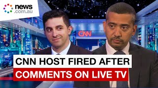 CNN bans commentator from network after verbal attack on live tv [upl. by Schaab]