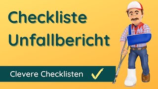 Checkliste ✅ Unfallbericht  Finde deine Fehler einfach und schnell [upl. by Ahseat]