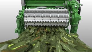 John Deere  9000 Series Animation Cropflow [upl. by Kelsi961]