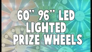 60quot96quot LED lighted Prize Wheel [upl. by Aklam336]