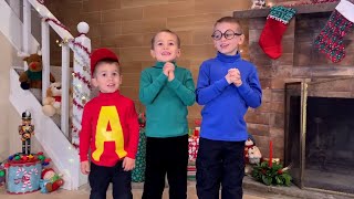 Alvin and The Chipmunks Christmas Song Christmas Dont Be Late  Carnali Crew Boys [upl. by Rianon967]