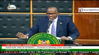 HOT CS Aden Duale Faces Tough Questions from MPs As He Appears for Grilling [upl. by Ahseneuq364]