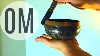 Tibetan Singing Bowl Sounds  OM [upl. by Nosdivad937]