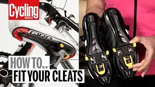 How to fit your road bike cleats  Cycling Weekly [upl. by Sorilda]