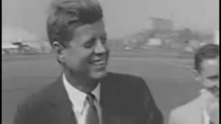 August 29 1960  Senator John F Kennedy leaving from Barnstable Municipal Airport Hyannis MA [upl. by Millman73]