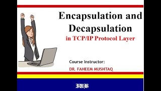 Encapsulation and Decapsulation process in TCPIP Protocol Layer  Computer Networks [upl. by Akirdnahs]