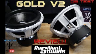 Resilient Sounds GOLD V2 subwoofer review Taramps smart 5 BASS SPL test [upl. by Sundberg]