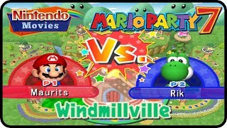 Mario Party 7  Windmillville Duel Mode Multiplayer [upl. by Airec215]